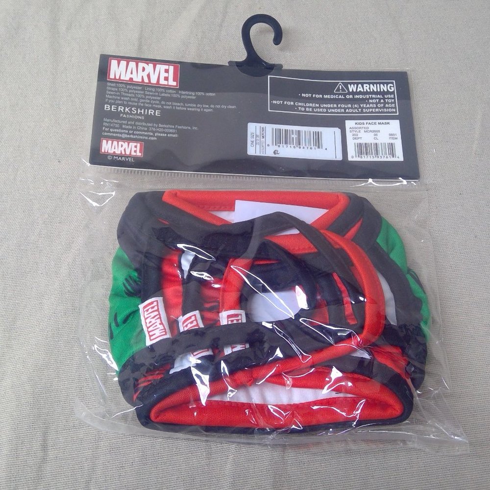 Marvel # pack Cloth Masks - Picture 2 of 3